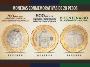 Las monedas conmemorativas de Banxico